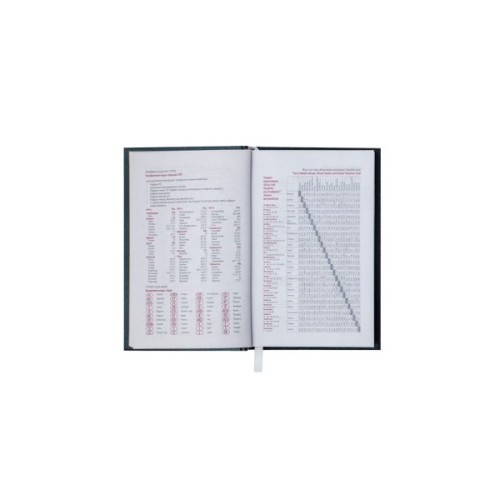 Тижневик Buromax недатований Amazonia А6 з шт. шкіри на 288 сторінок Чорний (BM.2612-01)