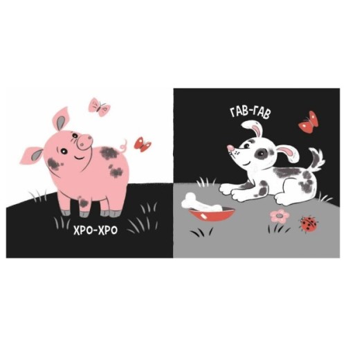 Книга Моя контрастна книжка. Звірята і звуки - Надія Мірошниченко, Олена Радченко Ранок (9789667615864)