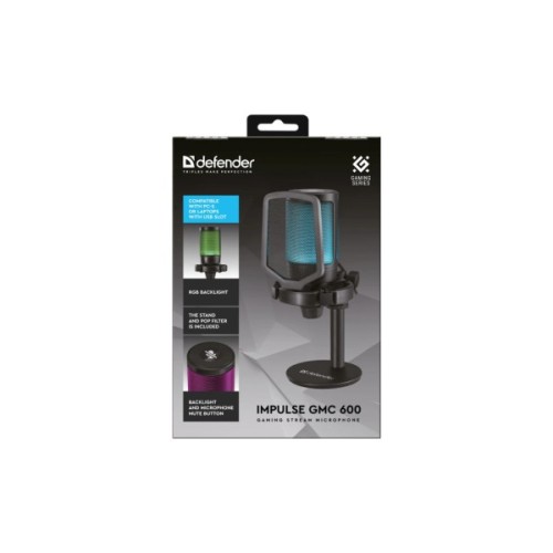 Мікрофон Defender Impulse GMC 600 USB Black (64660)