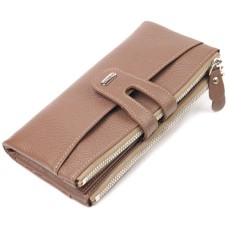 Гаманець Canpellini З натуральної шкіри Бежевий (21634)