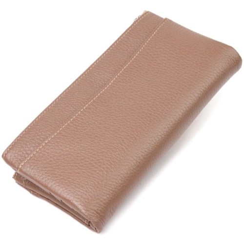 Гаманець Canpellini З натуральної шкіри Бежевий (21634)