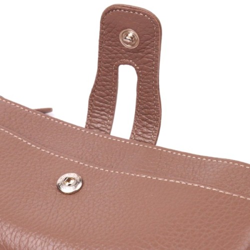 Гаманець Canpellini З натуральної шкіри Бежевий (21634)