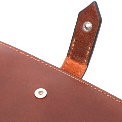 Гаманець Grande Pelle З натуральної шкіри Коричневий (11660)