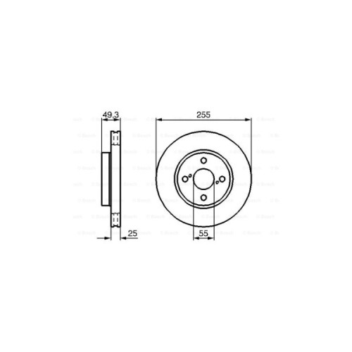 Гальмівний диск Bosch 0 986 479 085