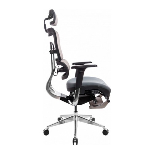 Офісне крісло GT Racer X-802L Bright Gray (X-802L Bright Gray (W-20 B-40))