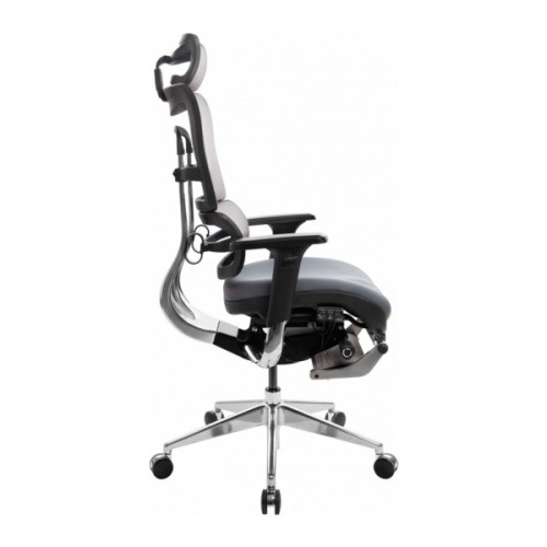 Офісне крісло GT Racer X-802L Bright Gray (X-802L Bright Gray (W-20 B-40))