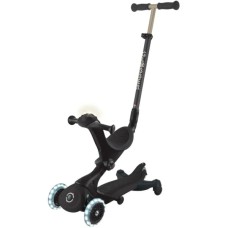 Самокат Globber Go Up Deluxe Lights 5 в 1 колеса з підсвіткою Чорний (646-720-2)