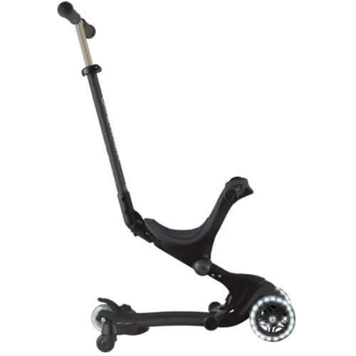 Самокат Globber Go Up Deluxe Lights 5 в 1 колеса з підсвіткою Чорний (646-720-2)