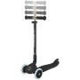 Самокат Globber Go Up Deluxe Lights 5 в 1 колеса з підсвіткою Чорний (646-720-2)