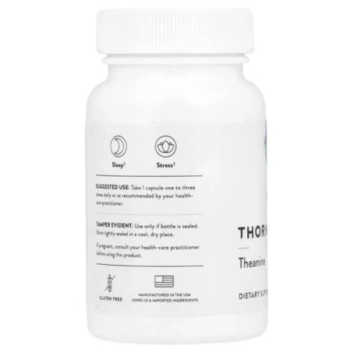 Вітамінно-мінеральний комплекс Thorne Research Теанін, Theanine, 90 капсул (THR-50801)