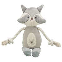 Іграшка для собак Trixie Єнот з пищалкою сірий 33 см (4011905361550)