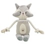 Іграшка для собак Trixie Єнот з пищалкою сірий 33 см (4011905361550)