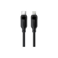 Дата кабель USB 2.0 AM to Lightning 2.0m 30W TPU black Acefast (6974316286288)
