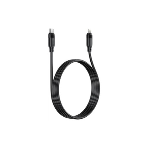 Дата кабель USB 2.0 AM to Lightning 2.0m 30W TPU black Acefast (6974316286288)