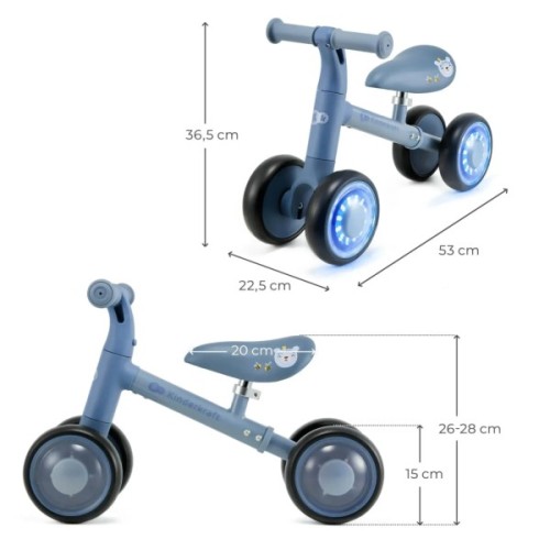 Біговел Kinderkraft Cutie Flash Blue (KRCUFL00BLU0000) (5902533927968)