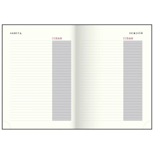 Тижневик Buromax датований 2026 MONOCHROME A5 бордовий (BM.2160-13)