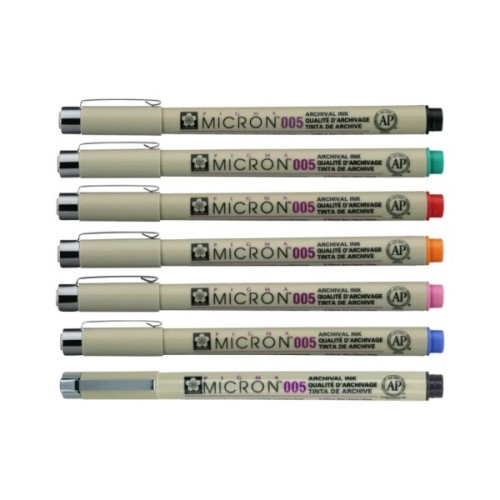 Лайнер Sakura Pigma Micron (0.05) 0,2мм Помаранчевий (084511351806)