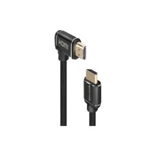 Кабель мультимедійний HDMI M to HDMI M 3.0m V2.0 90° corner Promate (prolink4k1-300.black)