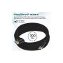 Кабель мультимедійний HDMI M to HDMI M 3.0m V2.0 90° corner Promate (prolink4k1-300.black)