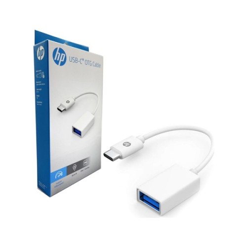 Перехідник USB3.1 Type-C to USB (OTG) 0.15m white HP (DHC-TC105)
