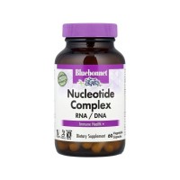 Вітамінно-мінеральний комплекс Bluebonnet Nutrition Комплекс нуклеотидів, РНК/ДНК, Nucleotide Complex, RNA/DNA, 60 веге (BLB-01264)