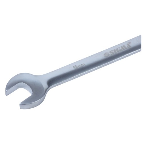 Ключ Sigma набір ріжково-накидних тріскачкові 11шт, 8-17, 19мм CrV (6010531)