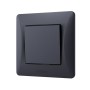Вимикач Videx BINERA 1кл чорний графіт (VF-BNSW1-BG)
