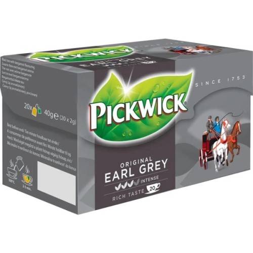 Чай Pickwick Earl Grey чорний з бергамотом 20х2 г (8711000564301)