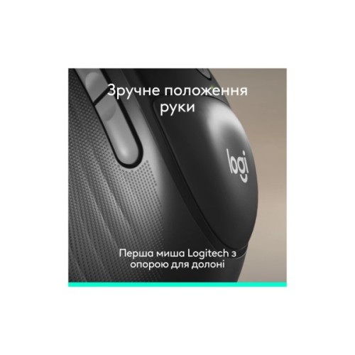 Мишка Logitech Signature Comfort Plus M850L Wireless/USB-C Graphite (910-007715)