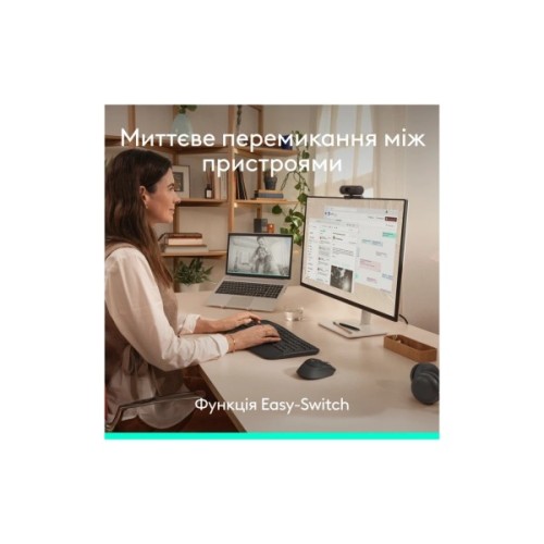 Мишка Logitech Signature Comfort Plus M850L Wireless/USB-C Graphite (910-007715)