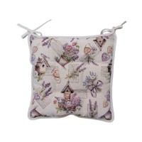 Подушка на стілець Прованс Лавандовий садочок 40 х 40 см (044352)