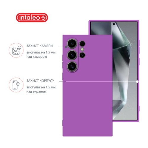 Чохол до мобільного телефона Intaleo Silicone Samsung Galaxy S24 Ultra Violet (1283126600418)