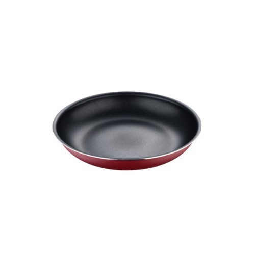 Набір сковорідок Bergner Click & cook, зі знімною ручкою, 22/26 см, червоний (BG-31605-RD)