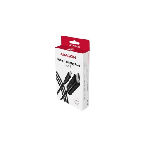 Кабель мультимедійний USB-C to DisplayPort M 1.8m 4K60Hz black AXAGON (RVC-DPC)