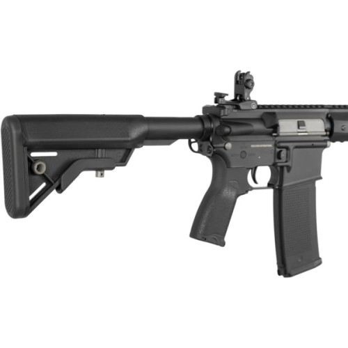 Гвинтівка страйкбольна Evolution Recon 10" Amplified Carbontech AEG Black (SL-1006)
