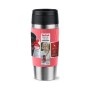 Термокружка Tefal Travel Mug Classic Twist, 360мл, нержавіюча сталь, кораловий (N2024410)