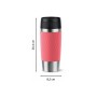 Термокружка Tefal Travel Mug Classic Twist, 360мл, нержавіюча сталь, кораловий (N2024410)