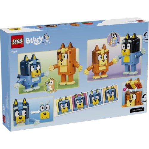 Конструктор LEGO Bluey Сім'я Блуї з кубиків (11217)