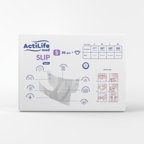 Підгузки для дорослих ActiLife Med Basic S, 30 шт (4820174981723)