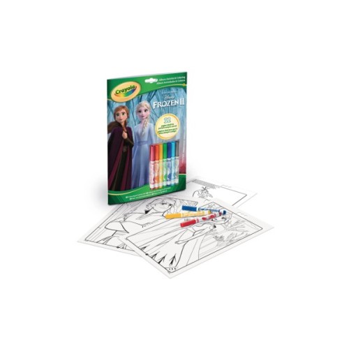 Набір для творчості Crayola розмальовка "Disney Frozen", 32 сторінки та 7 фломастерів (04-5900G)