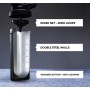 Шейкер спортивний SmartShake Insulated Steel 750ml Black (11152001)