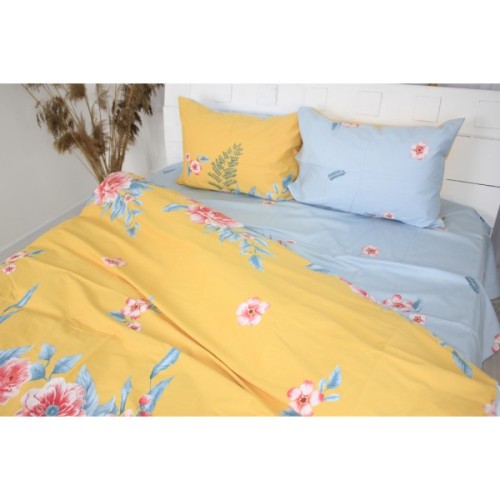 Простирадло MirSon Сатин Premium 22-1267 Tropics 240x260 см (2200003068559)