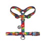Шлея для собак WAUDOG Nylon анатомічна H-подібна з QR-паспортом "Вітраж" пластиковий фастекс XL (323-0051)