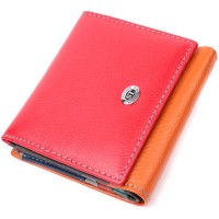 Гаманець ST Leather З натуральної шкіри Різнобарвний (19509)