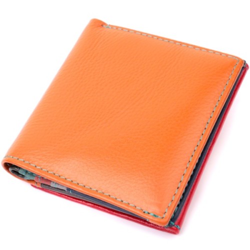 Гаманець ST Leather З натуральної шкіри Різнобарвний (19509)