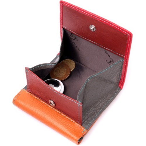 Гаманець ST Leather З натуральної шкіри Різнобарвний (19509)