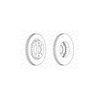 Гальмівний диск FERODO DDF1397