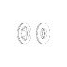 Гальмівний диск FERODO DDF1397