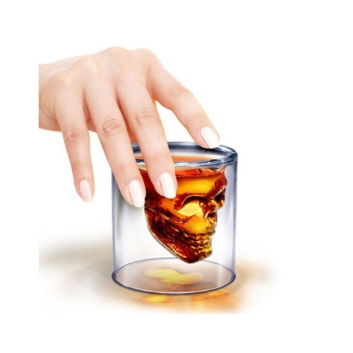 Склянка UFT для віскі 3D череп skull glass 70 мл (uftskullglass)