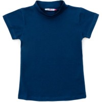 Кофта дитяча Matilda водолазка з коротким рукавом (4832-128G-blue)